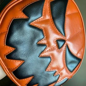 Love pain and stitches handcrafted pumpkin bag